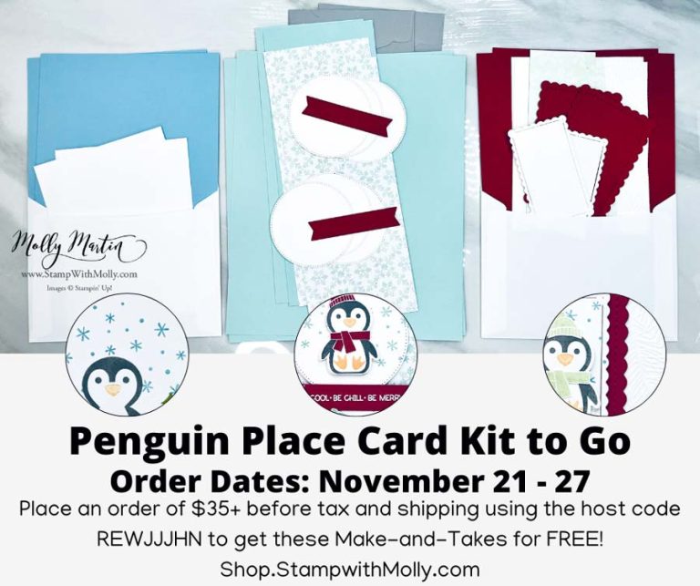 Happy Birthday with Penguin Place Stamp Set - Molly Martin ...